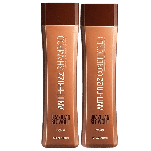 Anti-Frizz Shampoo and Conditioner by Brazilian Blowout, 12 fl oz each.